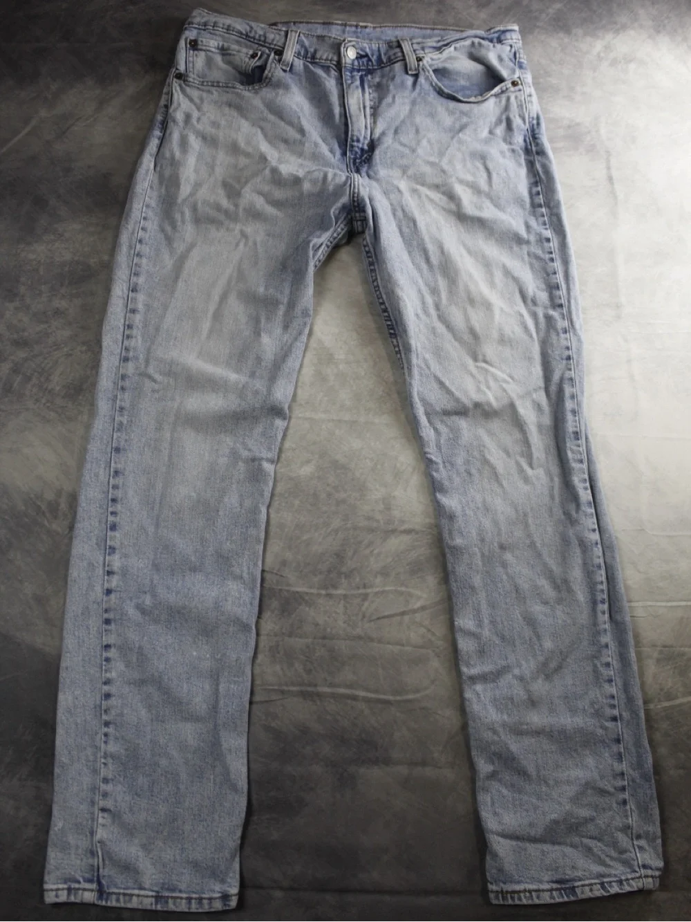 Levis 511 Slim Fit Jeans Mens 36x32 Light Wash Blue Denim WaterLess Casual